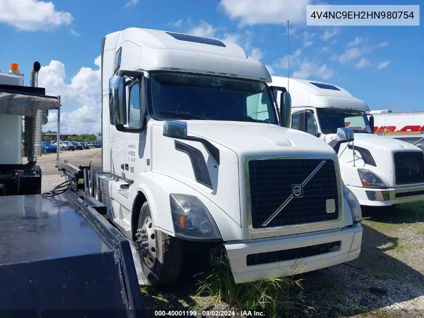 2017 Volvo Vnl VIN: 4V4NC9EH2HN980754 Lot: 40001199