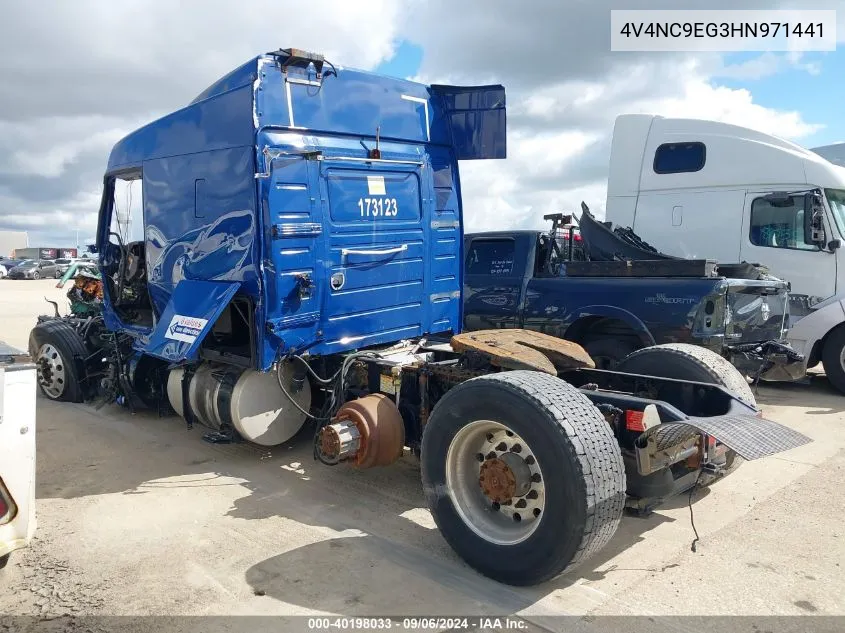 2017 Volvo Vnl VIN: 4V4NC9EG3HN971441 Lot: 40198033