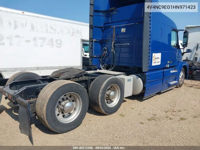 2017 Volvo Vnl VIN: 4V4NC9EG1HN971423 Lot: 40212386