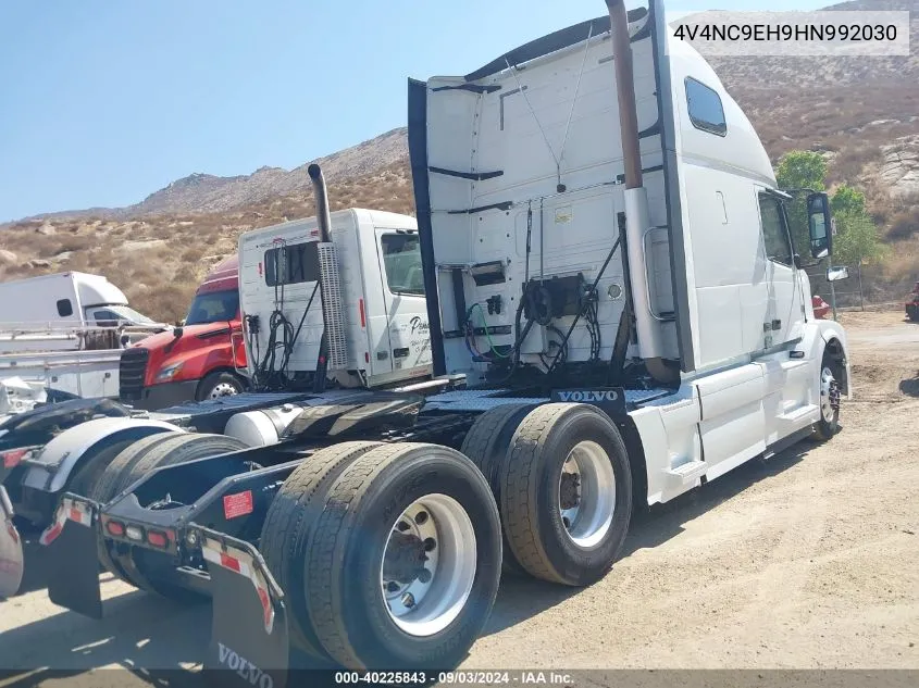 2017 Volvo Vnl VIN: 4V4NC9EH9HN992030 Lot: 40225843