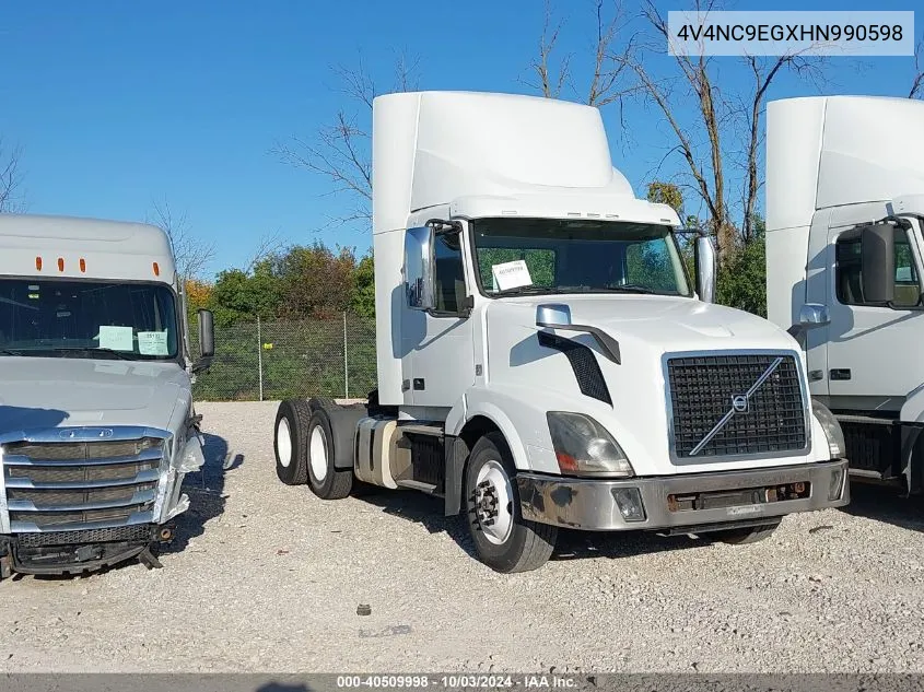 2017 Volvo Vnl VIN: 4V4NC9EGXHN990598 Lot: 40509998