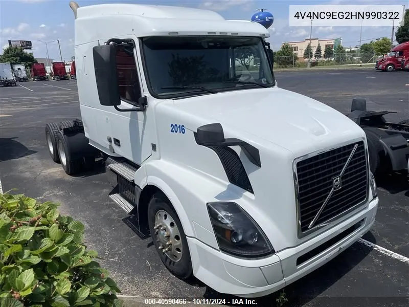 2017 Volvo Vnl VIN: 4V4NC9EG2HN990322 Lot: 40590466