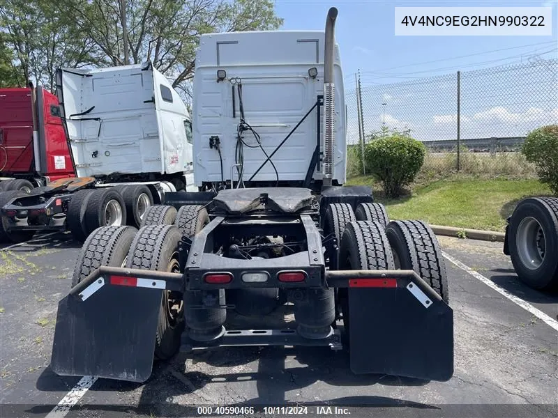 2017 Volvo Vnl VIN: 4V4NC9EG2HN990322 Lot: 40590466