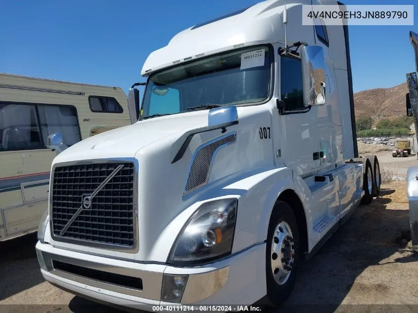 2018 Volvo Vnl VIN: 4V4NC9EH3JN889790 Lot: 40111214