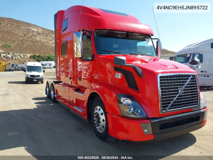 2018 Volvo Vnl VIN: 4V4NC9EH5JN895722 Lot: 40225828