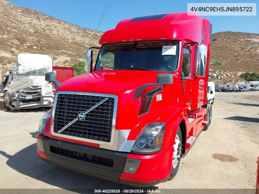 2018 Volvo Vnl VIN: 4V4NC9EH5JN895722 Lot: 40225828