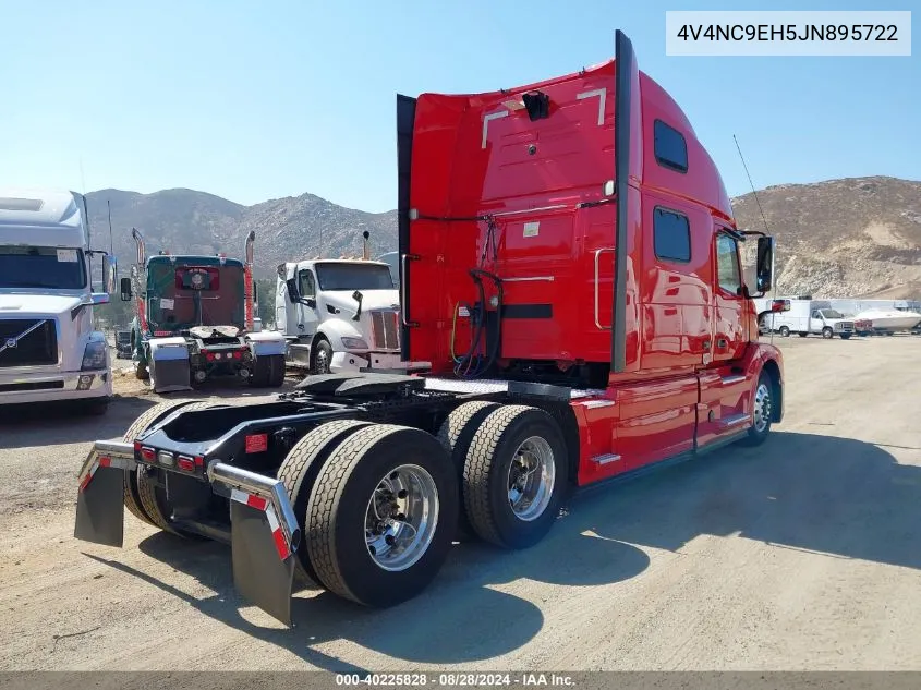 2018 Volvo Vnl VIN: 4V4NC9EH5JN895722 Lot: 40225828