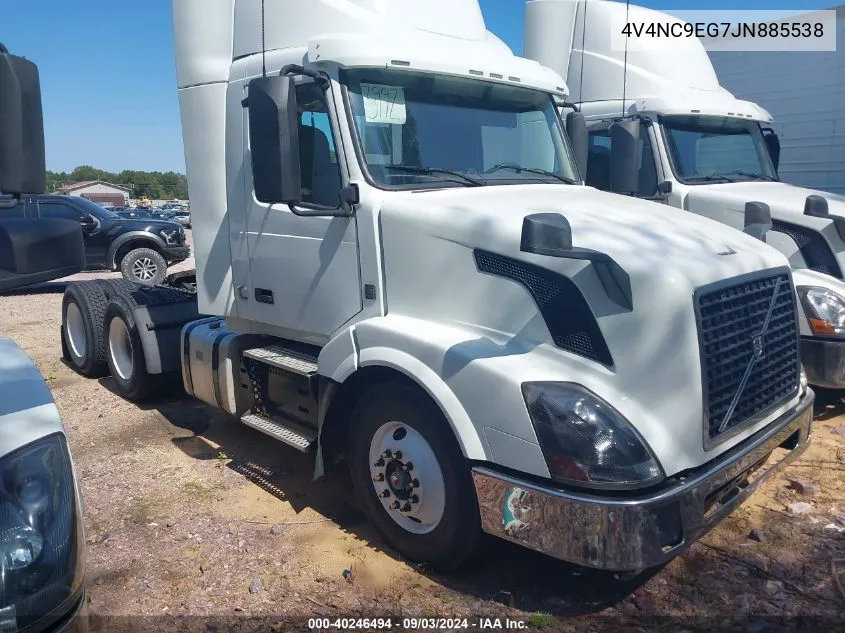 2018 Volvo Vnl VIN: 4V4NC9EG7JN885538 Lot: 40246494