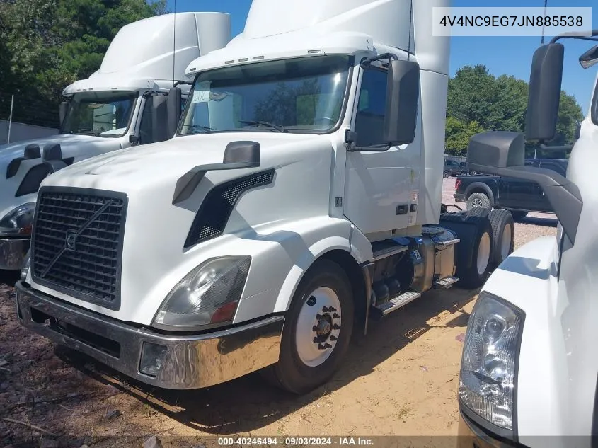 2018 Volvo Vnl VIN: 4V4NC9EG7JN885538 Lot: 40246494