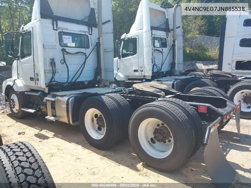 2018 Volvo Vnl VIN: 4V4NC9EG7JN885538 Lot: 40246494