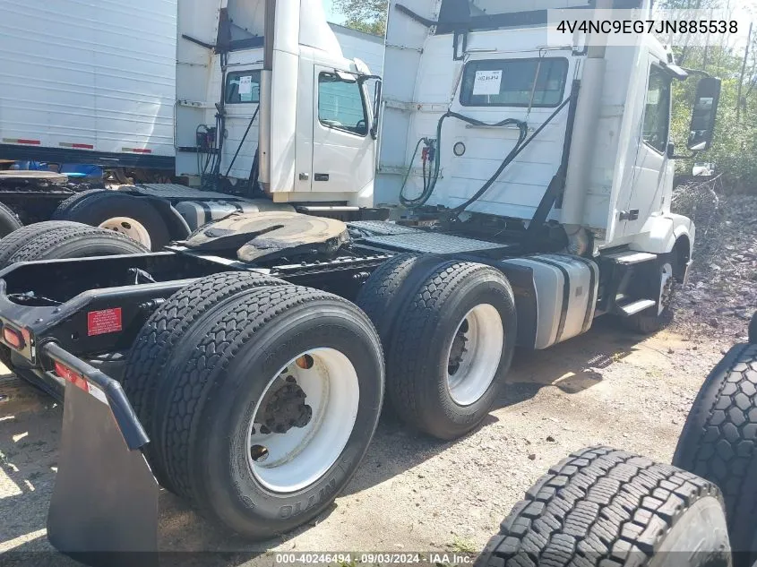 2018 Volvo Vnl VIN: 4V4NC9EG7JN885538 Lot: 40246494