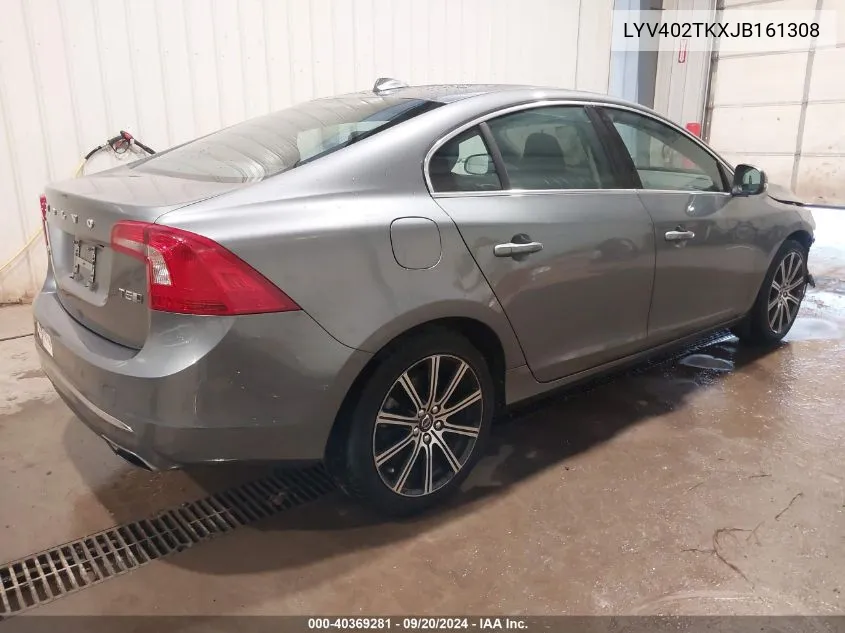 2018 Volvo S60 Inscription T5 VIN: LYV402TKXJB161308 Lot: 40369281