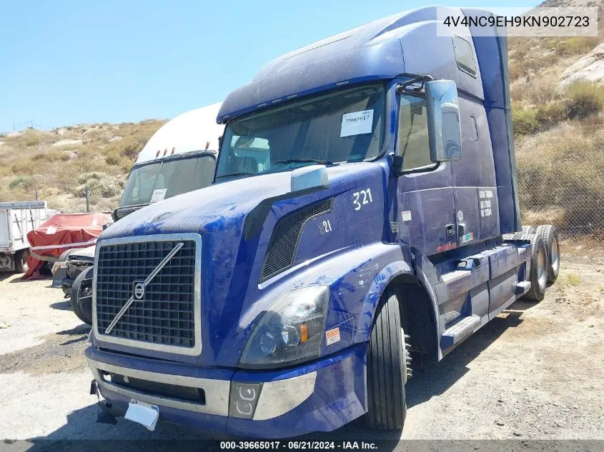 2019 Volvo Vnl VIN: 4V4NC9EH9KN902723 Lot: 39665017