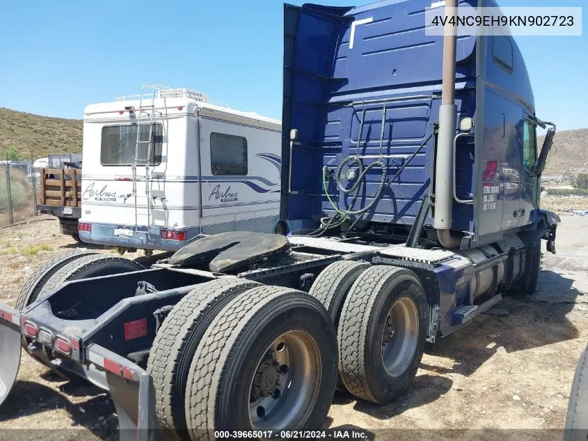 2019 Volvo Vnl VIN: 4V4NC9EH9KN902723 Lot: 39665017