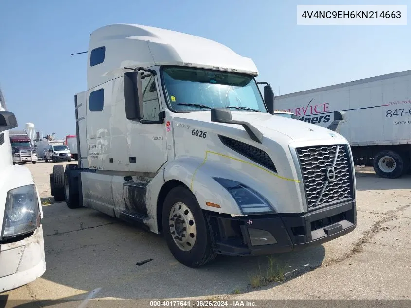 2019 Volvo Vnl VIN: 4V4NC9EH6KN214663 Lot: 40177641