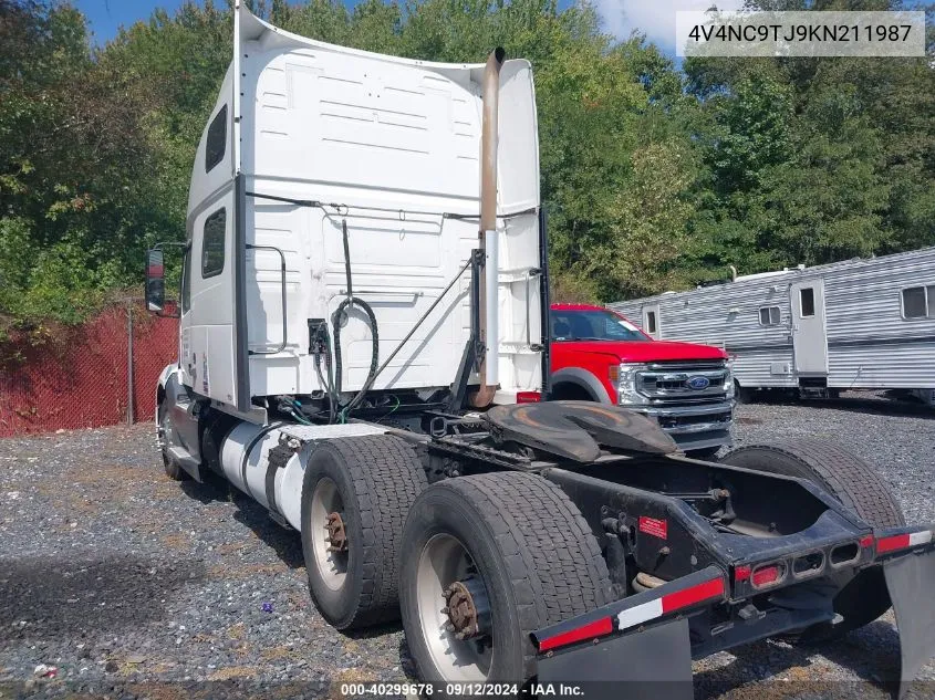 2019 Volvo Vnl VIN: 4V4NC9TJ9KN211987 Lot: 40299678