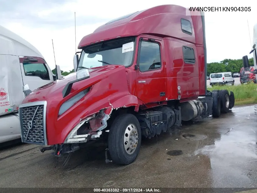 2019 Volvo Vnl VIN: 4V4NC9EH1KN904305 Lot: 40353382