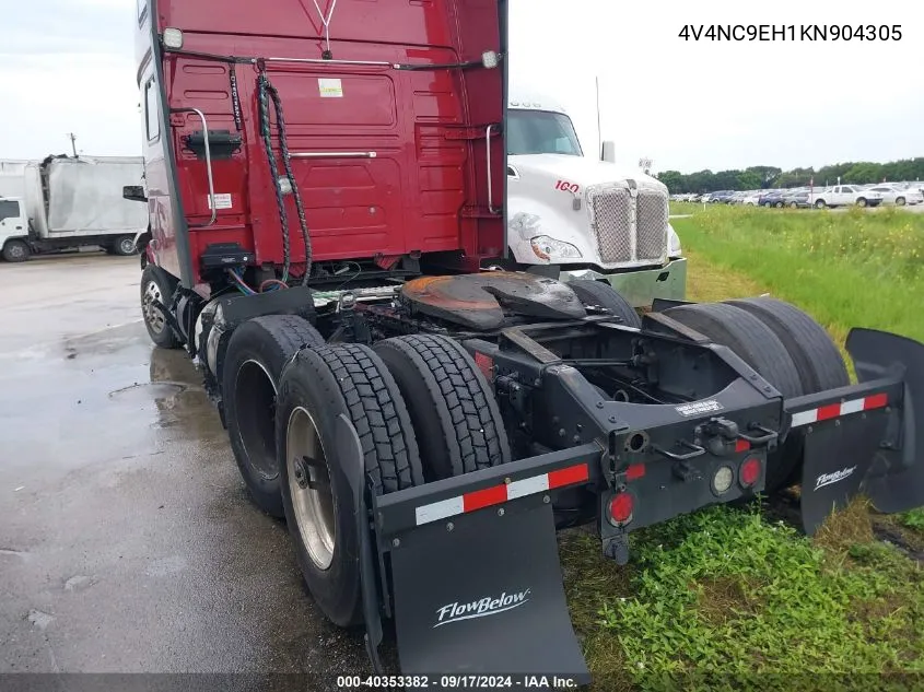 2019 Volvo Vnl VIN: 4V4NC9EH1KN904305 Lot: 40353382