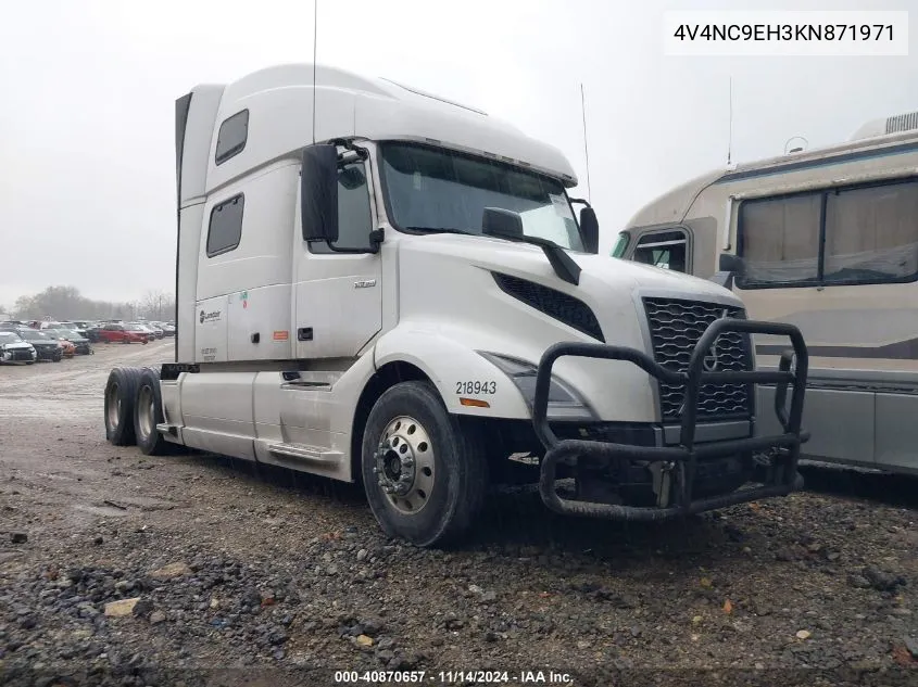 2019 Volvo Vnl VIN: 4V4NC9EH3KN871971 Lot: 40870657