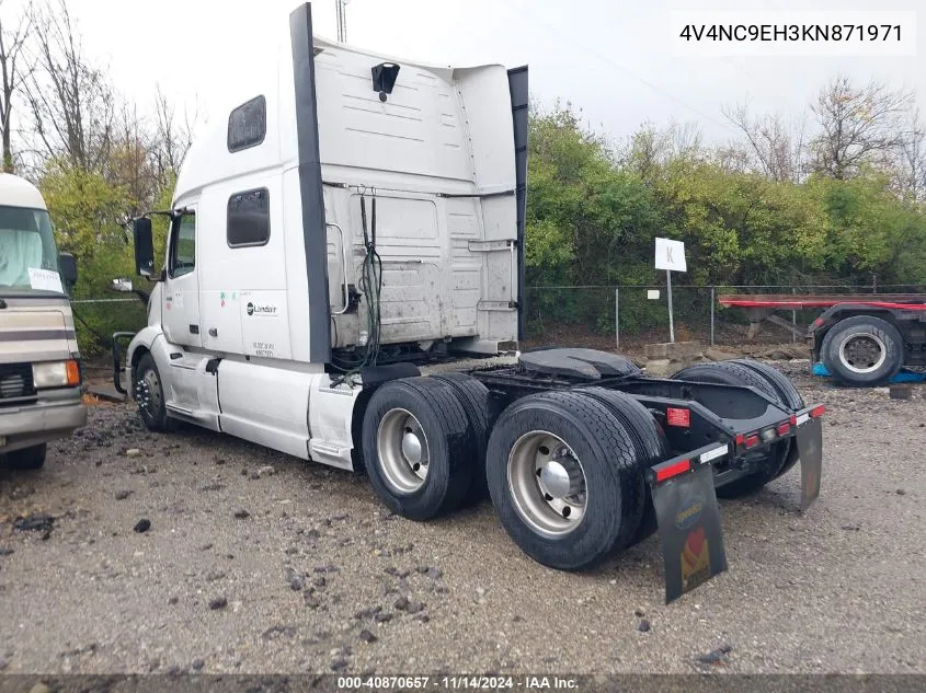 2019 Volvo Vnl VIN: 4V4NC9EH3KN871971 Lot: 40870657