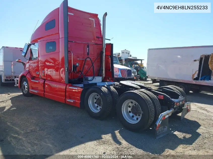 2020 Volvo Vnl VIN: 4V4NC9EH8LN255233 Lot: 40501760