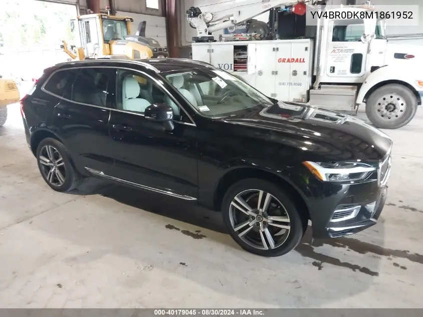 2021 Volvo Xc60 Recharge Plug-In Hybrid T8 Inscription Expression VIN: YV4BR0DK8M1861952 Lot: 40179045