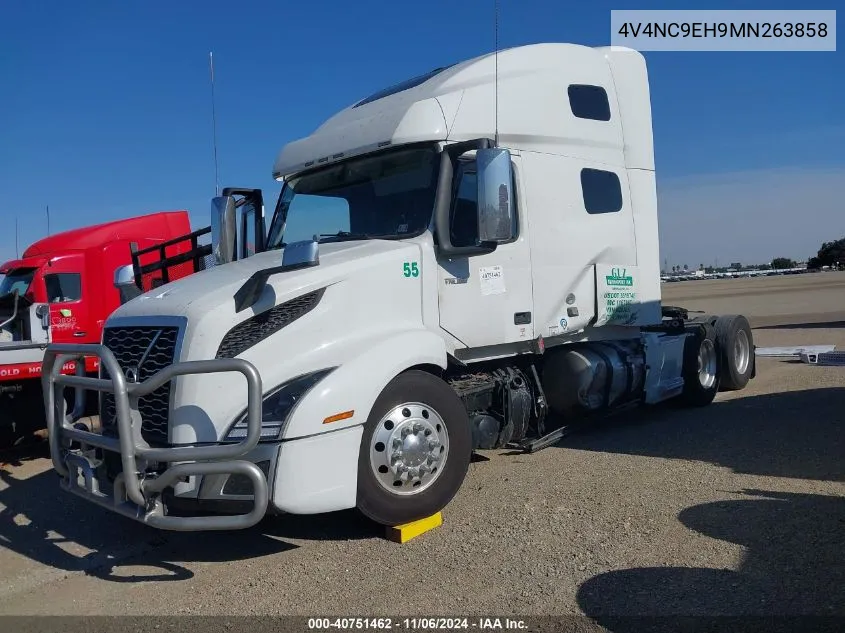 2021 Volvo Vnl VIN: 4V4NC9EH9MN263858 Lot: 40751462