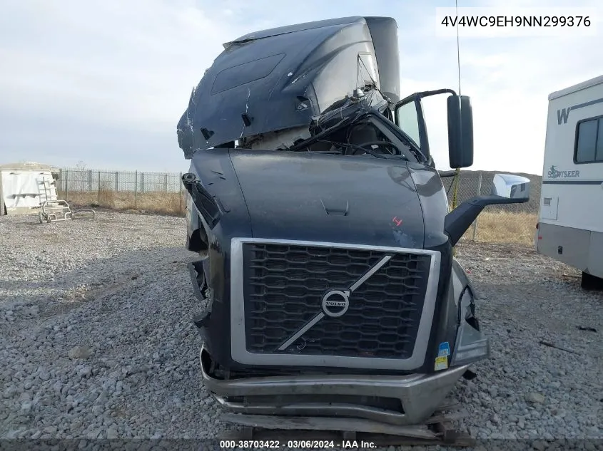 2022 Volvo Vnr VIN: 4V4WC9EH9NN299376 Lot: 38703422