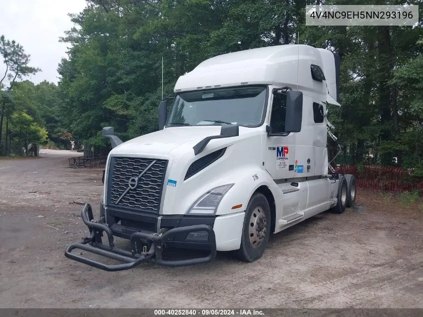 2022 Volvo Vnl VIN: 4V4NC9EH5NN293196 Lot: 40252840