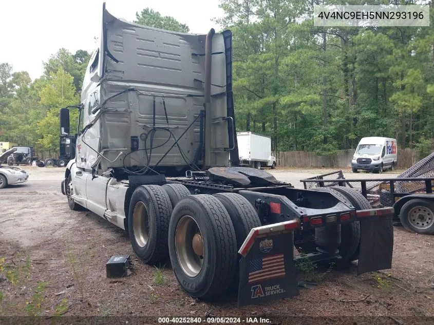 2022 Volvo Vnl VIN: 4V4NC9EH5NN293196 Lot: 40252840