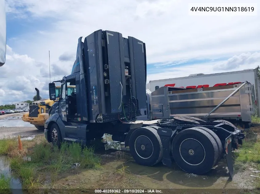 2022 Volvo Vnl VIN: 4V4NC9UG1NN318619 Lot: 40259362