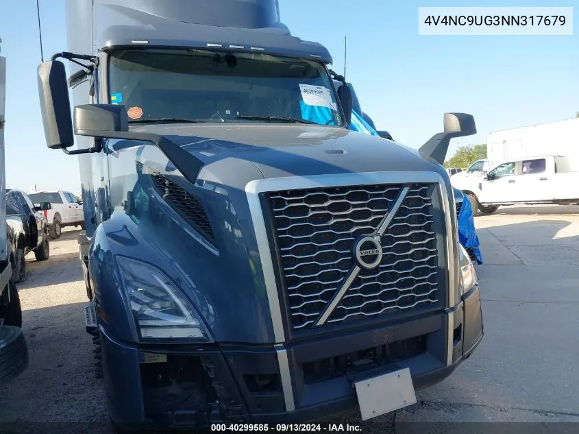 2022 Volvo Vnl VIN: 4V4NC9UG3NN317679 Lot: 40299585