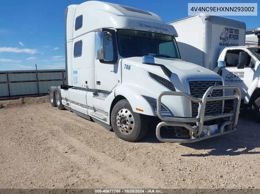 2022 Volvo Vnl VIN: 4V4NC9EHXNN293002 Lot: 40677780