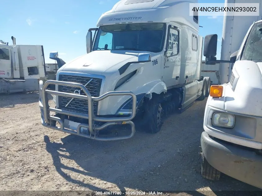 2022 Volvo Vnl VIN: 4V4NC9EHXNN293002 Lot: 40677780