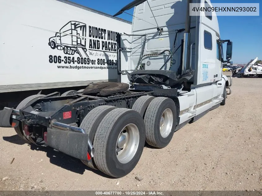 2022 Volvo Vnl VIN: 4V4NC9EHXNN293002 Lot: 40677780