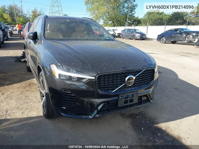 2023 Volvo Xc60 Recharge VIN: LYVH60DX1PB214596 Lot: 12074724