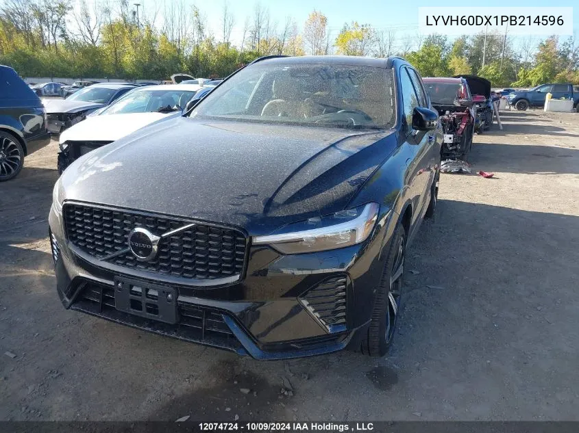 2023 Volvo Xc60 Recharge VIN: LYVH60DX1PB214596 Lot: 12074724