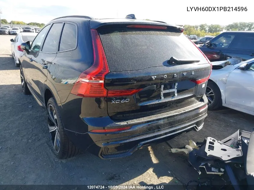 2023 Volvo Xc60 Recharge VIN: LYVH60DX1PB214596 Lot: 12074724