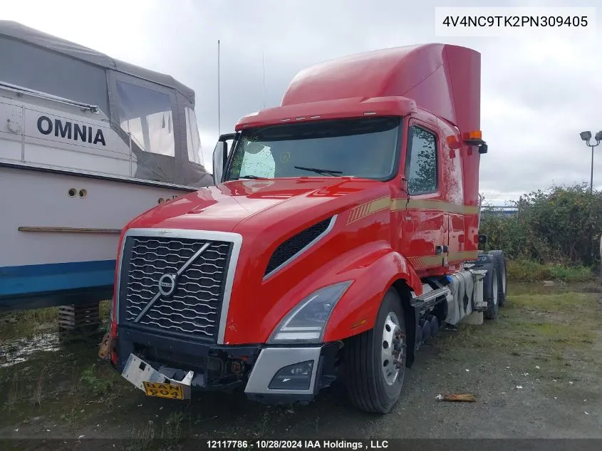 2023 Volvo Vnl VIN: 4V4NC9TK2PN309405 Lot: 12117786