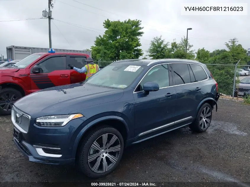 2024 Volvo Xc90 Recharge Plug-In Hybrid T8 Ultimate Bright Theme 7-Seater VIN: YV4H60CF8R1216023 Lot: 39928821