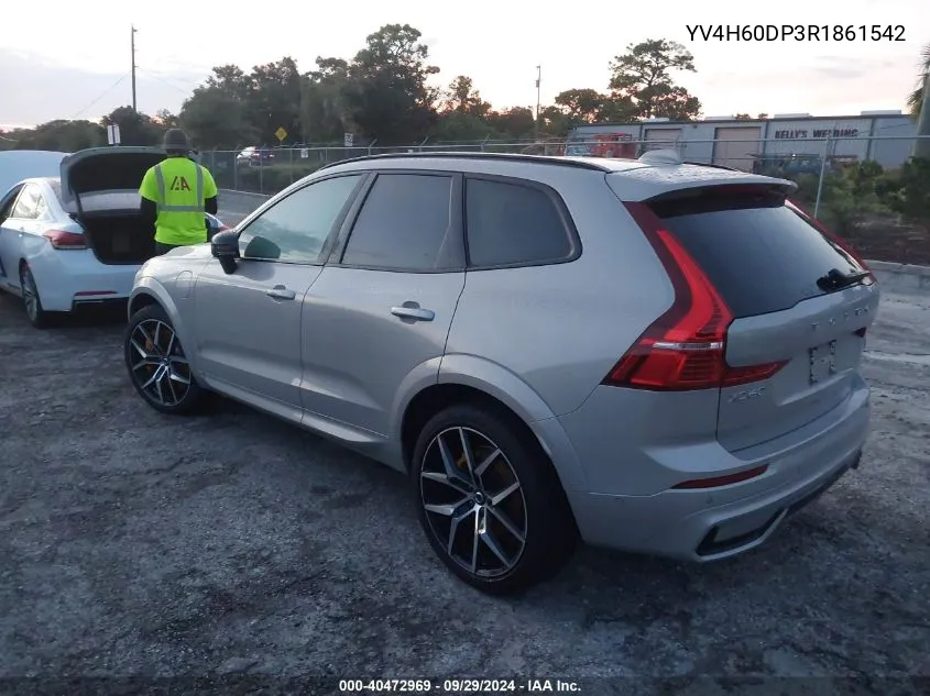 2024 Volvo Xc60 Recharge Plug-In Hybrid T8 Polestar Engineered VIN: YV4H60DP3R1861542 Lot: 40472969