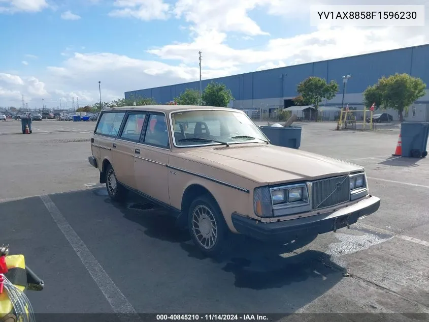 1985 Volvo 245 Dl/Gl VIN: YV1AX8858F1596230 Lot: 40845210