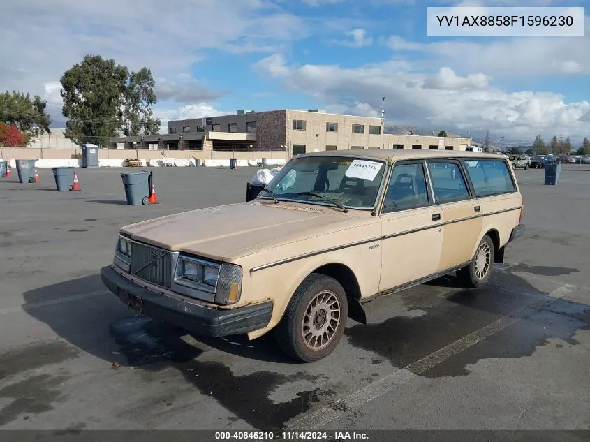 1985 Volvo 245 Dl/Gl VIN: YV1AX8858F1596230 Lot: 40845210