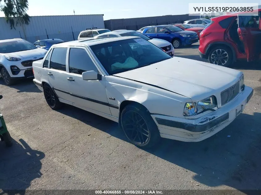 1993 Volvo 850 VIN: YV1LS5519P2063855 Lot: 40066855