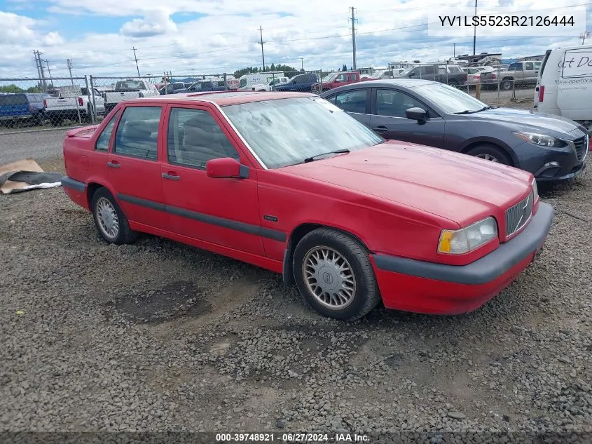 1994 Volvo 850 VIN: YV1LS5523R2126444 Lot: 39748921