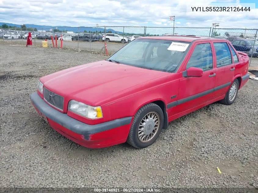 1994 Volvo 850 VIN: YV1LS5523R2126444 Lot: 39748921