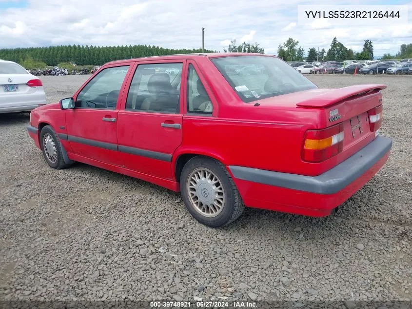 1994 Volvo 850 VIN: YV1LS5523R2126444 Lot: 39748921