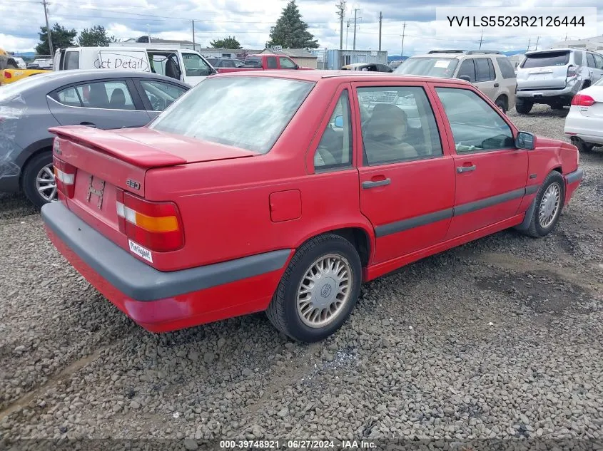 1994 Volvo 850 VIN: YV1LS5523R2126444 Lot: 39748921