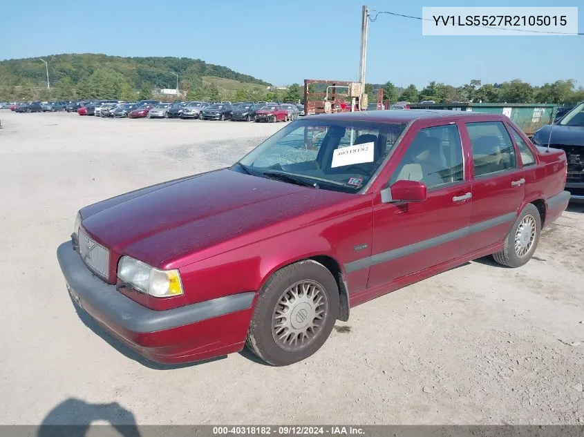 1994 Volvo 850 VIN: YV1LS5527R2105015 Lot: 40318182