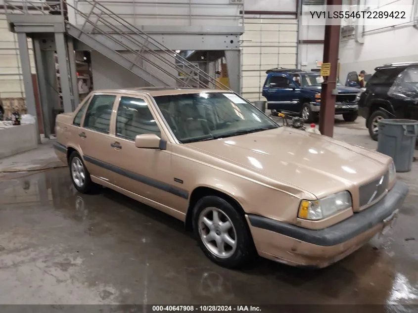 1996 Volvo 850 Glt VIN: YV1LS5546T2289422 Lot: 40647908